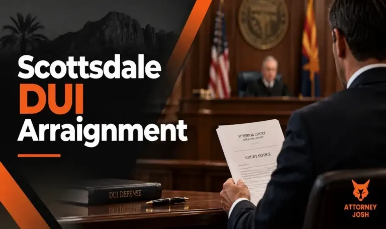 What Happens at a Scottsdale DUI Arraignment