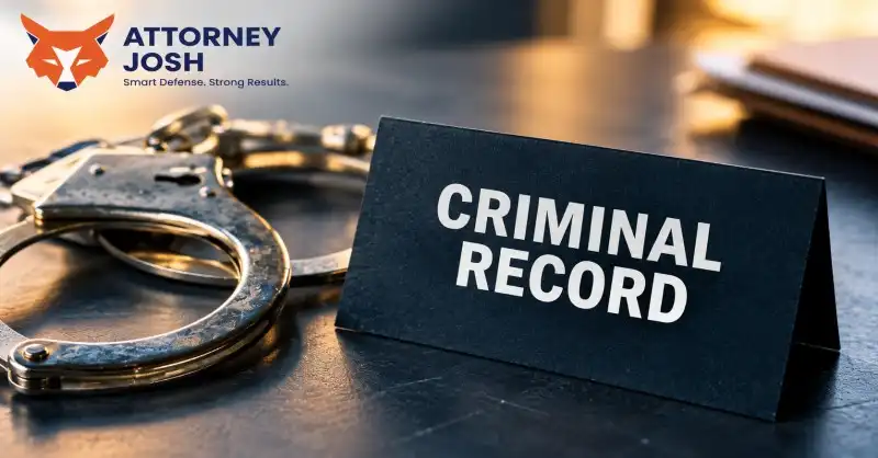 Attorney Josh Criminal Record Display
